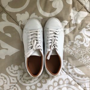 Lacoste White Leather Sneakers : Size 8
